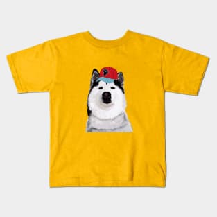 Husky Dog Kids T-Shirt